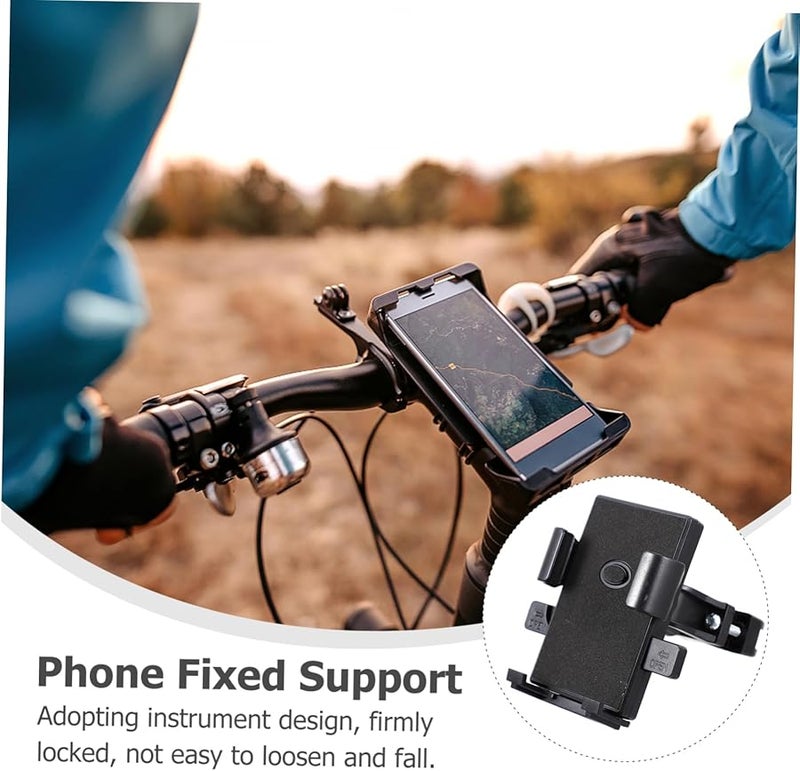 Universal Aluminum Alloy Bike Phone Mount Adjustable Motorcycle Handlebar Holder - Image 3